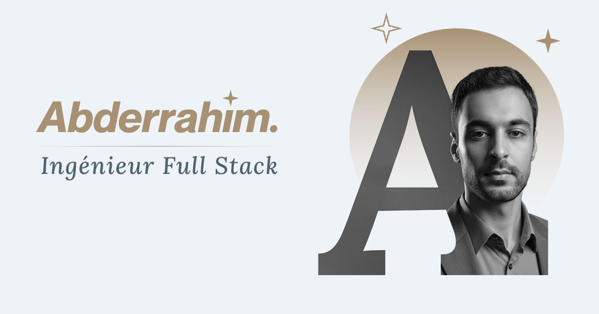 Abderrahim — Full Stack Developer from Casablanca, Morocco